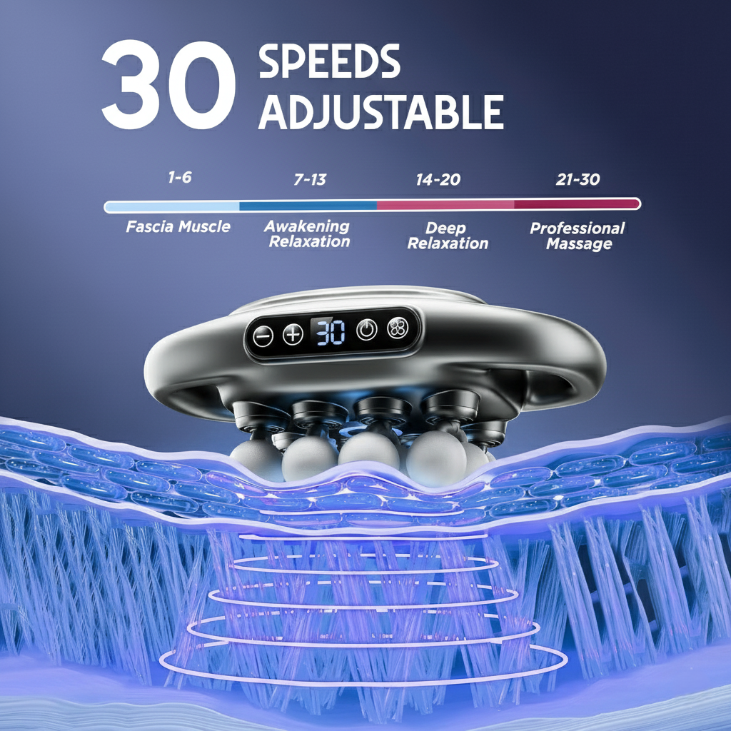 RevoRelief™ - Deep Tissue 16 Heads Massager