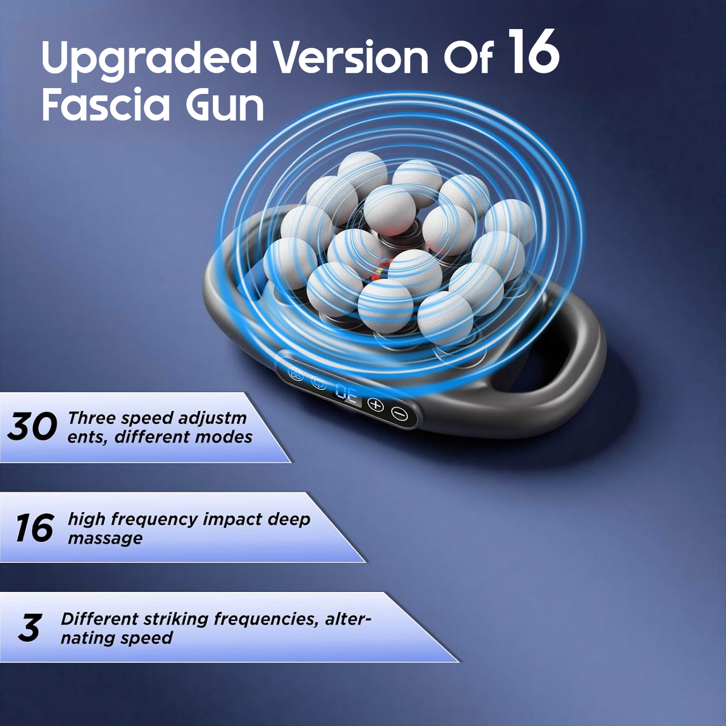 RevoRelief™ - Deep Tissue 16 Heads Massager