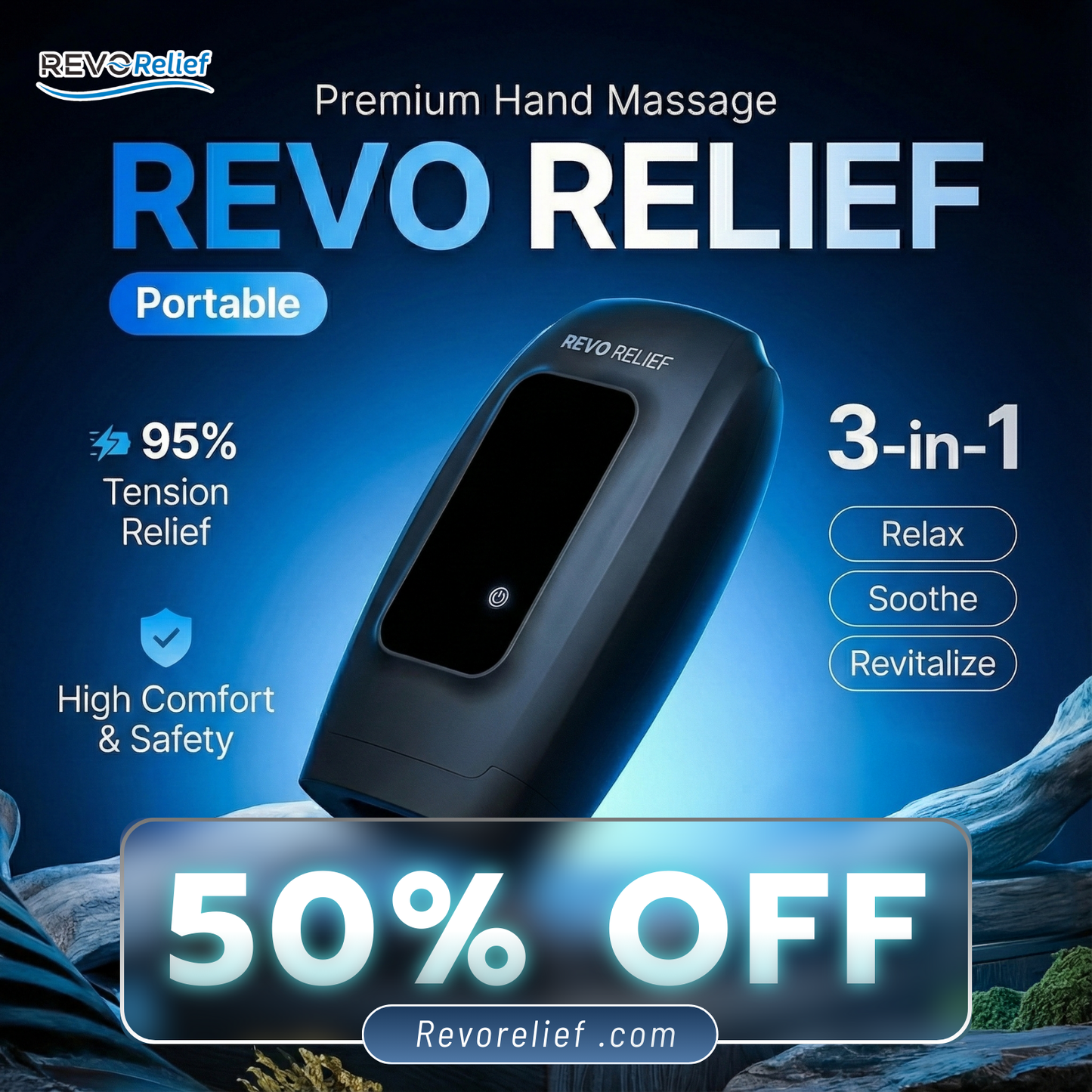 RevoRelief™ Hand Massager